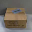 Black Flush Mount Ceiling Light Fixtures, 2-Light Ceiling Mount for Farmhouse with Seeded Glass Lampshade, Industrial Flush Mount Light Fixture Farmhouse for Hallway, Kitchen, Entryway and Foyer