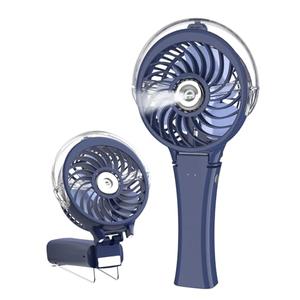 HandFan Upgraded Portable Handheld Misting Fan, Rechargeable Personal Mister Fan, Spray Water Mist Fans, Mini Cooling Hand Fans for Summer Beach Travel Concerts, Gifts for Women(Royal Blue)