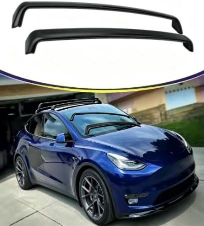 Roof Rack Cross Bars for Tesla Model Y Juniper 2020-2026 2PCS Aluminum