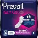 Prevail Incontinence Bladder Control Pads for Women, Maximum Absorbency, Long Length, 39 Count (Pack of 4)