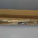 WEBANG 36 Inch Linear Shower Drain Rectangular Floor Drain with Accessories Rainline Pattern Cover Grate Removable SUS304 Stainless Steel CUPC Certified Brushed Gold