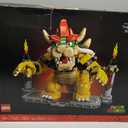 LEGO Super Mario The Mighty Bowser 71411, King of Koopas 3D Model Building Kit, Collectible Posable Character Figure with Battle Platform, Memorabilia Gift Idea for Adults and Fans of Super Mario Bros