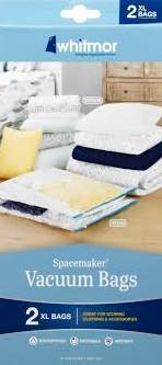 Whitmor Spacemaker Vacuum Cubes 2pc XL Waterproof, Reusable, Airtight Whitmor Spacemaker Vacuum Cubes 2pc XL Waterproof, Reusable, Airtight