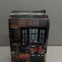 Dual-Head Electric Citrus Juicer, Lemon Squeezer with Power Cord and Cleaning Brush, 1-Button Automatic Juicer Machine for Orange, Lemon, Lime, Easy to Clean & Use, Built-in Cutter(Black)