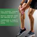 Beister Full Leg Sleeve, Knee Braces for Knee Pain Women & Men, Knee Compression Sleeves, Knee Support for Meniscus Tear, ACL, Arthritis, Joint Pain Relief,Sport (Pair) Medium
