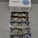 JOSCHOO 5 Pack Reading Glasses Men Women Spring Hinges Comfortable Glasses for Reading +3.0