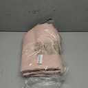 100% Blackout Shield Linen Blackout Curtains for Bedroom 108 Inches Long, Back Tab/Rod Pocket Living Room Drapes, Thermal Insulated Blackout Curtains 2 Panels Set, 50" W x 108" L, Blush Pink