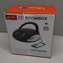 GPX, Inc. Portable Top-Loading CD Boombox with AM/FM Radio and 3.5mm Line in for MP3 Device - Black (Pack of 1)