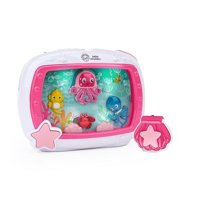 Sea Dreams Soother Musical Crib Toy and Sound Machine, Pink, Newborn and up