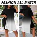 AOMONI 2 piece outfits for Women Short Sleeve Tunic Tops Shorts Sets (S)