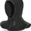 Leaseek Welding Hood, Flame-Retardant Protective Welding Cap with Neck Shoulder Drape, Welding Helmet Accessories,Head Protection for Men & Women, Black