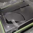 Vinyl Record Player with 2 Stereo Speakers Belt-Driven Vintage Turntables 3 Speed 3 Size Wireless Bluetooth Playback AUX-in RCA Out Headphone LP Vinyl Players Auto Stop Light Green