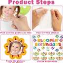 2 x 78Pcs Spring Birthday Bulletin Board Kit, Spring Flower Bulletin Board Decorations with Wild Floral Cutouts, Photo Displays Classroom Wall Decor for Back to School Birthdays Preschool Door