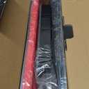 6-piece Magnetic Socket Organizer Set, Metric & SAE Drive Socket Holder, Includes 1/4", 3/8", 1/2", Holds 143 Pieces Magnetic Trays Red Black, 6PCS Red/Black