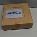 Plug in Pendant Light, Hanging Light with Plug in Cord with Dimmable Switch, Hanging Lamp with 15ft Hemp Rope, Beige Linen Shade, Fixture for Bedroom, Living Room 2 Pack