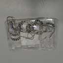 Titanker Shower Curtain Hooks Rings, Rust Resistant Metal Double Glide Shower Hooks Rings for Bathroom Shower Rods Curtains, Set of 12 Hooks - Nickel