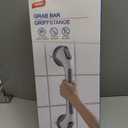 TAILI Shower Grab Bar 2 Pack 16 Inch Suction Grab Bars for Bathtubs & Showers, Heavy Duty Shower Handle Removable Shower Handrails for Elderly and Seniors, No Drilling Waterproof, Silver