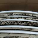 MALACASA 8.85" Large Pasta Bowls, 42 OZ White Salad Bowls Soup Bowls, Porcelain Serving Bowls Set of 4, Large Kitchen Bowl Plates Pasta Plates, Microwave & Dishwasher Safe, Series REGULAR