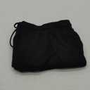 Plus Size Capri Pants for Women Loose Fit Yoga Pants with Pockets Workout Activewear Sweatpants (4X-Large Plus, Black)