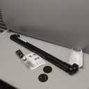 Retractable Baby Gate for Doorways and Stairs, Mesh Safety Gate for Pet, Indoor & Outdoor Use, One-Hand Operation, Easy Installation, 33.6" Tall, Expands to 55" WideBlack,33.6"x55"