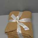 Bearberry Super Soft Fluffy Throw Blanket Lightweight Cozy Warm Throw Blankets for Couch Bed Sofa All Season (Camel, 40x50)