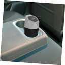 Car Trash Can Bin with Lid, 2 Packs Mini Leakproof Garbage Can for Vehicle, Cup Holder Trash Can, Small Trash Bin for Cars, Home, Bedroom, Office (Silver)