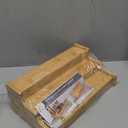 Spice Rack Kitchen Cabinet Organizer- 3 Tier Bamboo Expandable Display Shelf Yellow