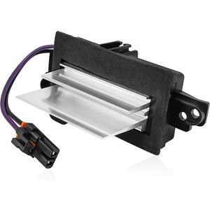 AC Blower Motor Control Module Heater Blower Resistor Compatible with Chevy Silverado Avalanche Trailblazer Cadillac Escalade GMC Envoy Sierra Buick Rainier Replace 15-80567 89018778 4P1516