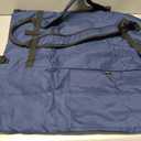 Laundry Bag Backpack, 125L Extra Large Laundry Backpack with Shoulder Straps, Adjustable Extendable Laundry Hamper Bag with 3 Pockets for College, Travel, Camping (Dark Blue)