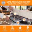 K&H Pet Products Pet Bed Warmer, Turn Any Pet Bed Into a Heated Cat or Dog Bed, Waterproof Indoor Heated Warming Pad Insert, Automatic Temperature, Safety Listed - Large 24.5 X 11.75in Gray