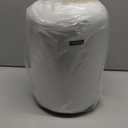 Bedroom Trash Can with Lid,3 Gallon / 11L Garbage Can with Pop-Up Lid, Small Trash Cans Plastic Waste Basket with Removable Legs for Bathroom, Kitchen, Bedroom, Office-White