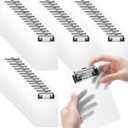 60 Pack Bulk Mini Clipboards 4 x 6 Inch Memo Small Clipboards Plastic Check Presenters for Restaurants Pocket Small Notepads Receipts Tickets for Office Cafe Shopping List(Clear)