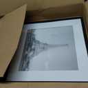upsimples 16x16 Picture Frame, Display Pictures 12x12 with Mat or 16 x 16 Without, Wall Hanging Square Frames, Black, 1 Pack