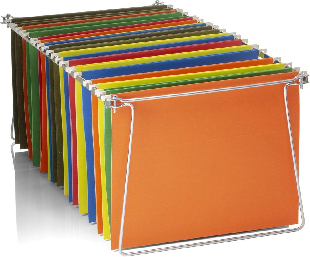 Officemate Hanging File Frame, 24-27, Letter Size, Steel, 1 Set (91964)