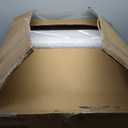 Upholstered Dining Chair with Casters Wingback Modern Side Armless Deskchair with Rollers for Diningroom Bedroom Livingroom Reading Room,Linen,1 Box