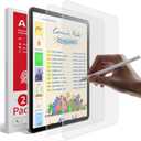 Ambison [2 Pack] Paper Matte Glass Screen Protector Compatible with iPad Air 11inch M3 2025 7th Gen&M2 2024 6th Generation Writing Smoothly Anti Glare&Fingerprint Smooth as Silk Tempered Glass Scratch-Resistant