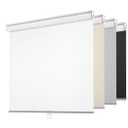 ChrisDowa Cordless Free-Stop 100% Blackout Blinds for Windows, Roller Windows Shades with Thermal Insulated, UV Protection Fabric for Living Room, Office and Home. Easy to Install.White,34" W X 72" H