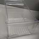 Smart Choice 240343803 Refrigerator Crisper Drawer Bin Clear, Impact Resistant Replacement Compatible with Frigidaire 240343801 240343805 240343806 240343808, Fits Select Frigidaire & Kenmore Models