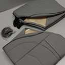 Car Seat Cover for Luxury & Comfort - PU Leather, Anti-Slip, Full Wrap Protection with Storage Pocket for Bottom Cushion - Universal Fit for 95% of Vehicles (Gray,2 Piece)