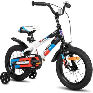 JOYSTAR New Berry Kids Bike for Boys and Girls Ages 3-12 Years Old, 12 14 16 Inch Kids Bicycles with Training Wheels, 20 Inch Bike with Kickstand, Multiple Colors (White)