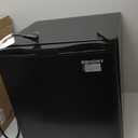 EUHOMY 1.7 Cu.Ft Mini Fridge, Reversible Single Door Compact Refrigerator, Adjustable Thermostat, Energy Saving, Mini Fridge for Bedroom, Office, Dorm, Black