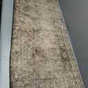 Loloi Magnolia Home by Joanna Gaines Sinclair Collection SIN-01 Pebble/ Taupe 5'-0" x 7'-0", .25" Pile Height, Machine Washable, Area Rug