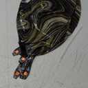 KatchOn Black and Gold Marble Balloons - Big 22 Inch, Pack of 12 | 4D Halloween Balloons