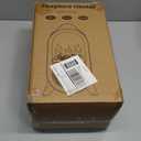 Small Space Heater for Indoor Use, 1500W/750W Portable Electric Fireplace Heater with 3D Flame, Ceramic Heater Fan with Thermostat Overheat & Tipover Protection for Home Office Room Desk, Blue