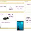 Dry Erase White Board Weekly Calendar Board, Magnetic Whiteboard for Wall, Gold Aluminum Frame Message Board, 18x24 Planner Board for Office, Home, School(Weekly-BB-Gold-4560-Horizontal)