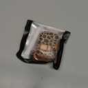 for AirPods Pro 3 Case 2025, with Safty Lock & Phone Stand for Floral AirPods Pro 3 Generation Case Cover for Women Girly, iPod Pro 3 Case with Keychain & Cleaner Kit - Leopard Print