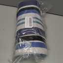 Oversize Picnic Blankets with Foldable,MEIRILE Waterproof Blanket Made of PEVA for Camping,Park, Beach,Grass,Outdoor(60"*80") (Blue-White, 60"X80")