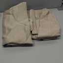 Simplebrand Ava Stone Short Blackout Curtains for Bedroom 54 Inches Long 2 Panels Set, Solid Thermal Insulated, Energy Saving Window Treatment Curtains Blackout Drapes, W40 x L54 Inch, Stone