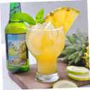 Sturdy Glass Mug Ice Coffee Cup Tumbler Easy to Clean for Home Cafe Bars