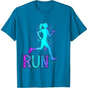 Running Girl for girls runners T-Shirt L